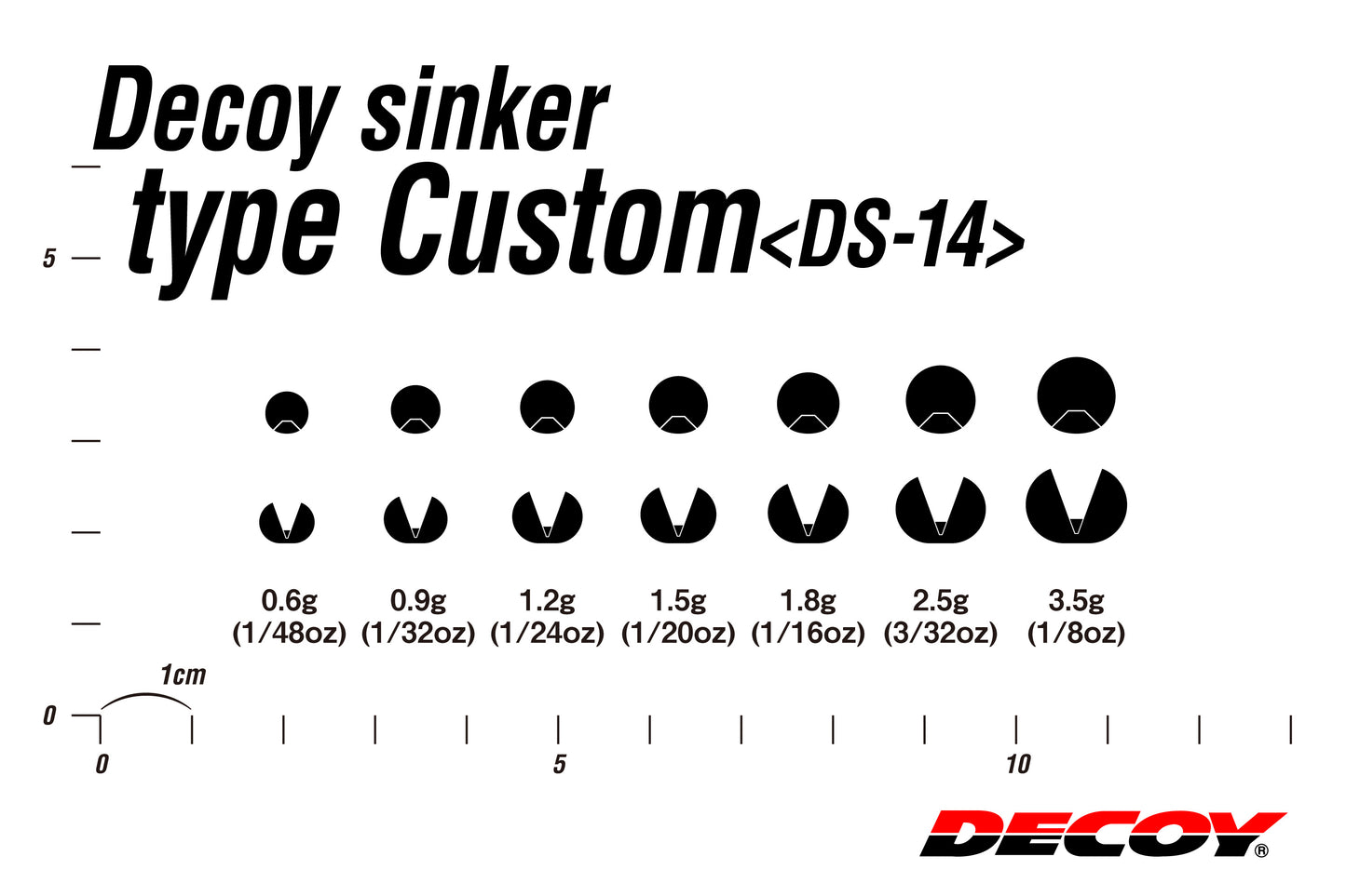 Decoy DS-14 Custom Sinkers
