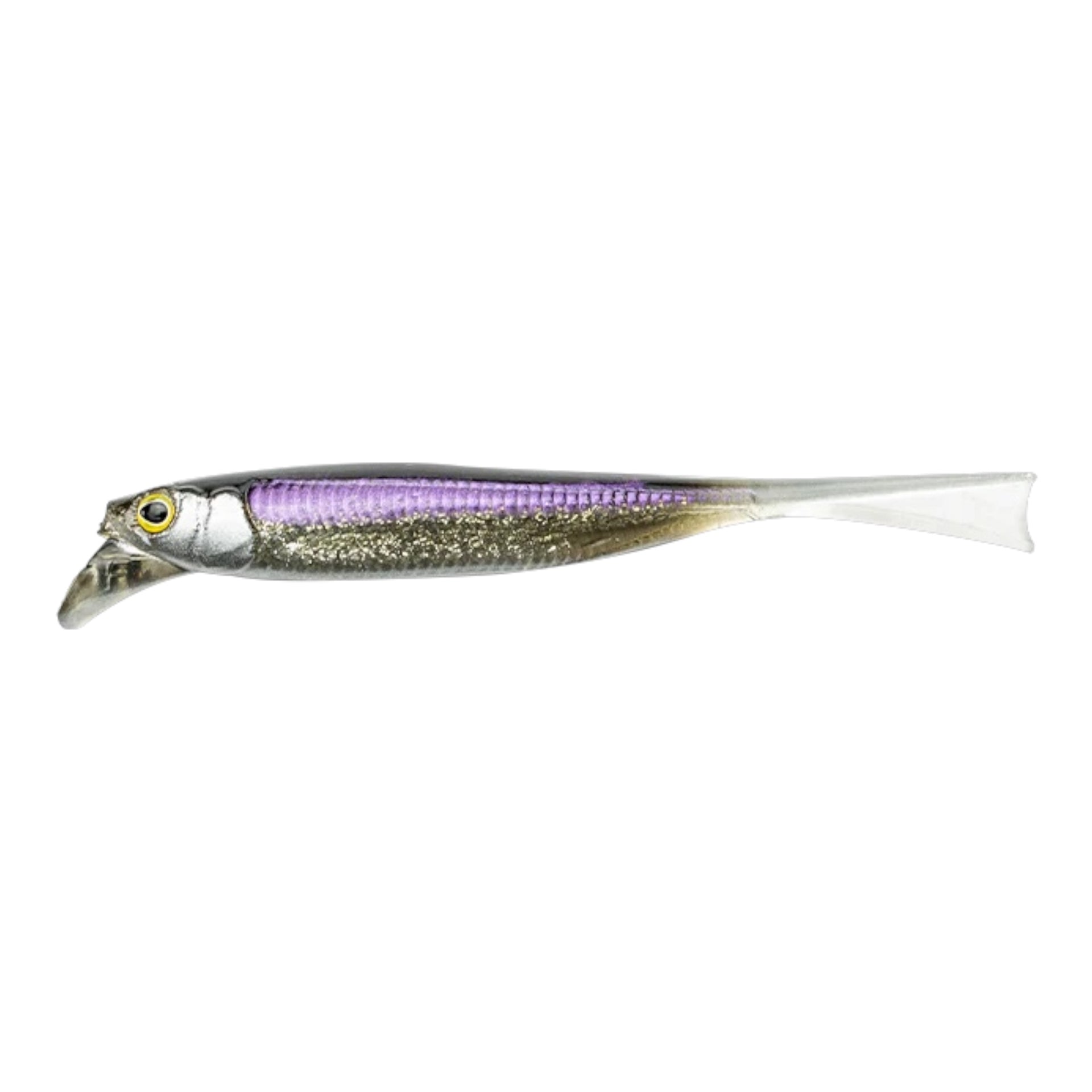 Leurre Souple Jackall Drift Fry Elastomer - 4 Pouces - Flashing Wakasagi - Lot De 5
