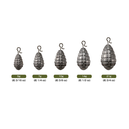 Varivas Lead Grenade Quick Change Weights