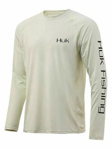 Huk Pursuit Bass and Blue Mens LS Shirt H1200214 - Choose Size / Color