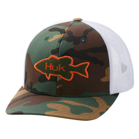 Huk Bass Patch Trucker Hat H3000357
