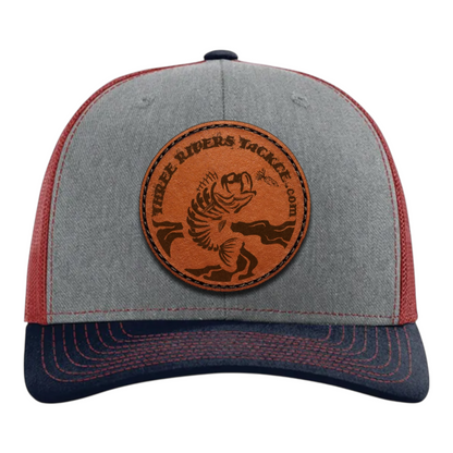 Three Rivers Tackle Leather Patch Trucker Hat