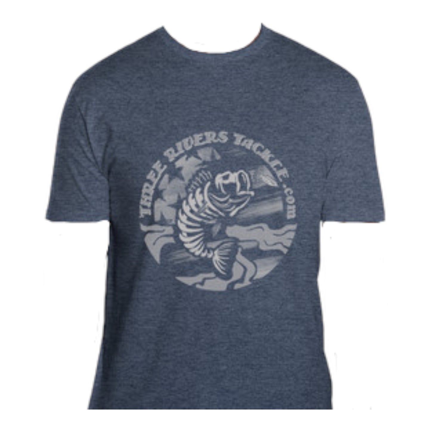 Three Rivers Tackle T-Shirt (american flag logo)