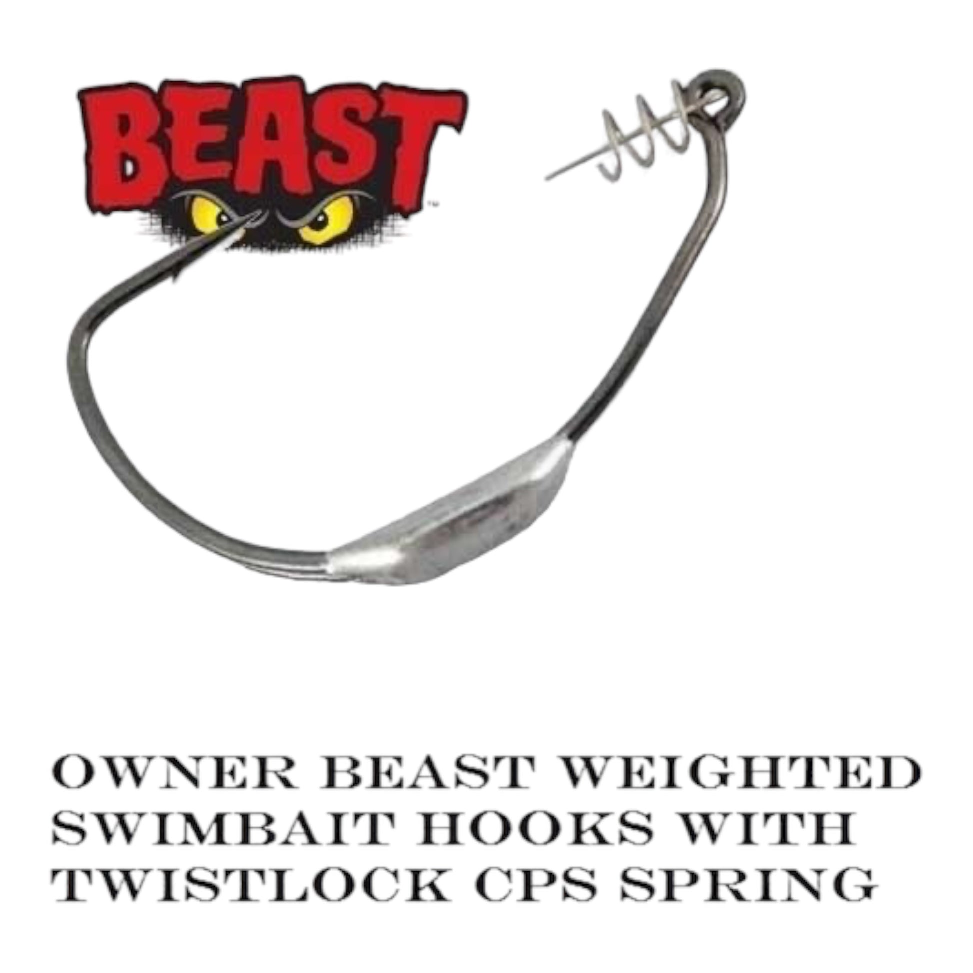 Owner Beast Weighted Swimbait Hook Owner Beast Weighted Swimbait Hook