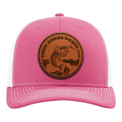 Three Rivers Tackle Leather Patch Trucker Hat