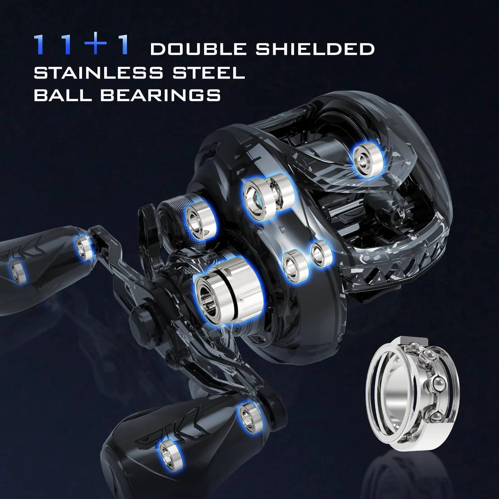 evercast fishing reels KastKing MegaJaws Elite Baitcasting Reel – Three Rivers Tackle