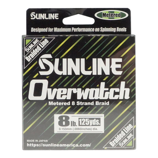 Sunline Overwatch Metered Braid - 125 Yds