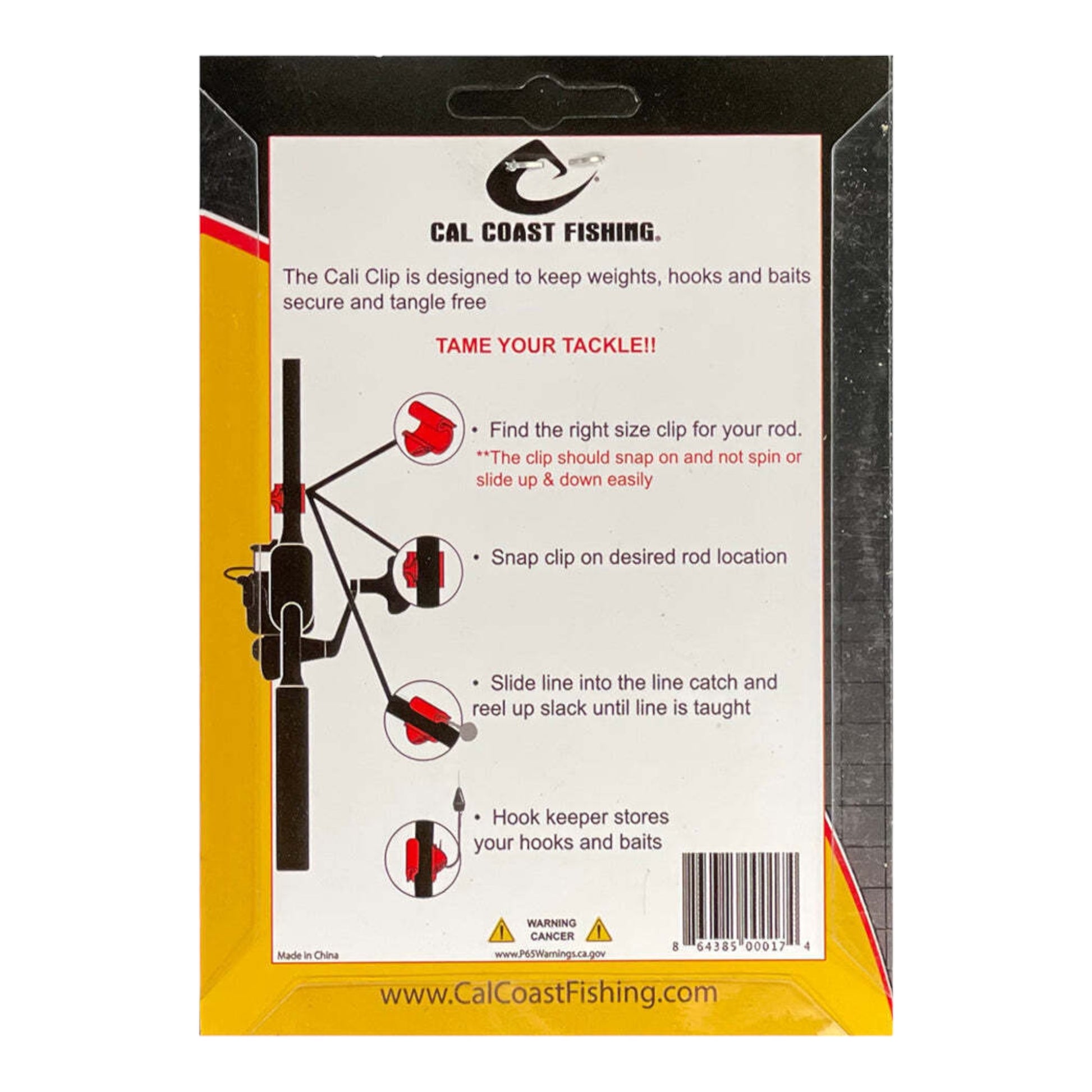 catch-free fishing hooks Cal Coast Cali Clip Hook Keepers – Three Rivers Tackle