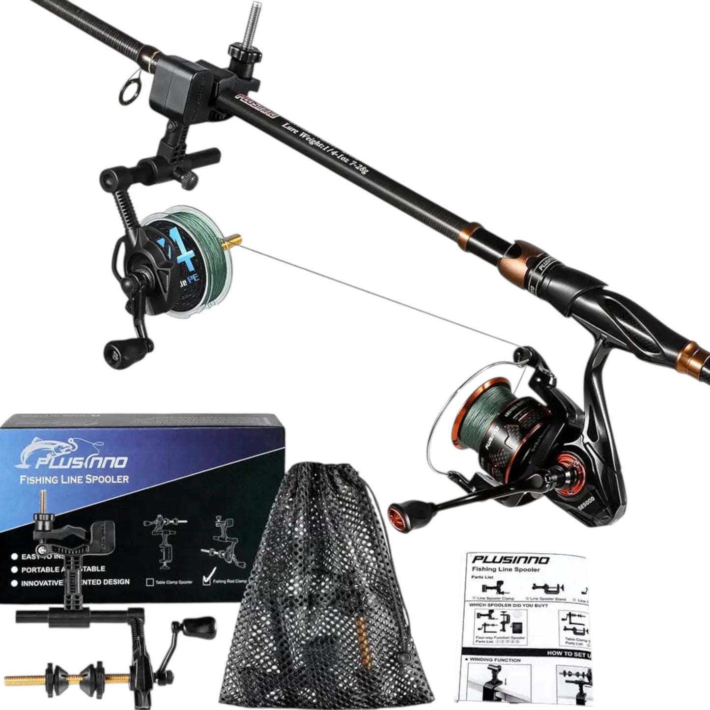 Plusinno FLS3 Fishing Line Spooler with Unwinding Function