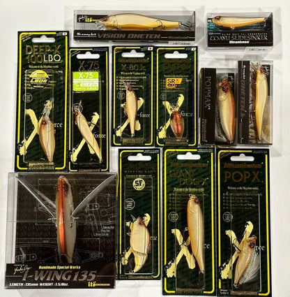 Limited Edition Megabass Respect Series #49 12pc Set - Ito Illusion pattern