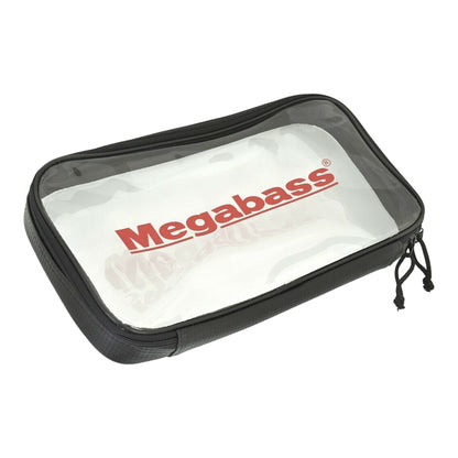 Megabass Clear Pouch Zippered Tackle Storage Case
