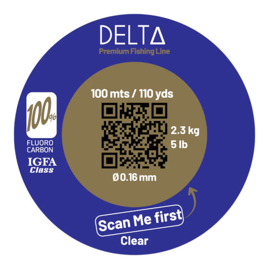 DELTA Premium Flurocarbon Line - 109 yds (Pre-Order Coming Soon)