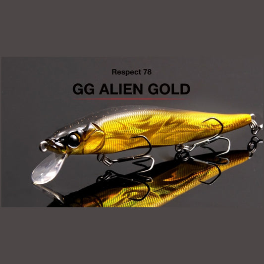 Megabass Limited Edition Respect Series #78: Alien Gold - 14 Piece Set