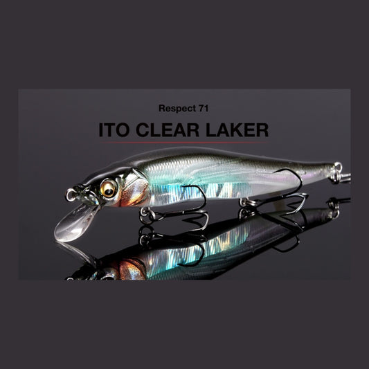 Megabass Limited Edition Respect Series #71: Ito Clear Laker