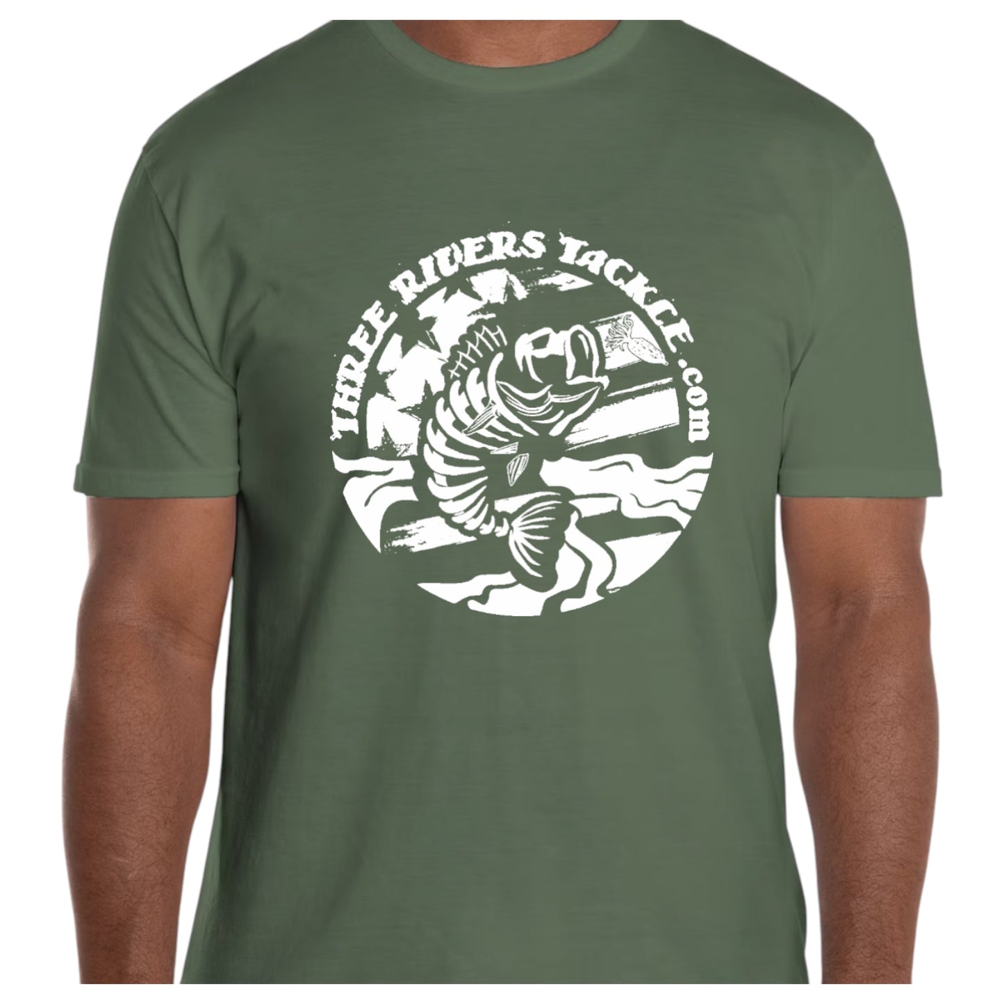 Three Rivers Tackle T-Shirt (American flag logo)