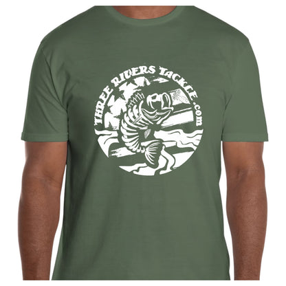 Three Rivers Tackle T-Shirt (American flag logo)