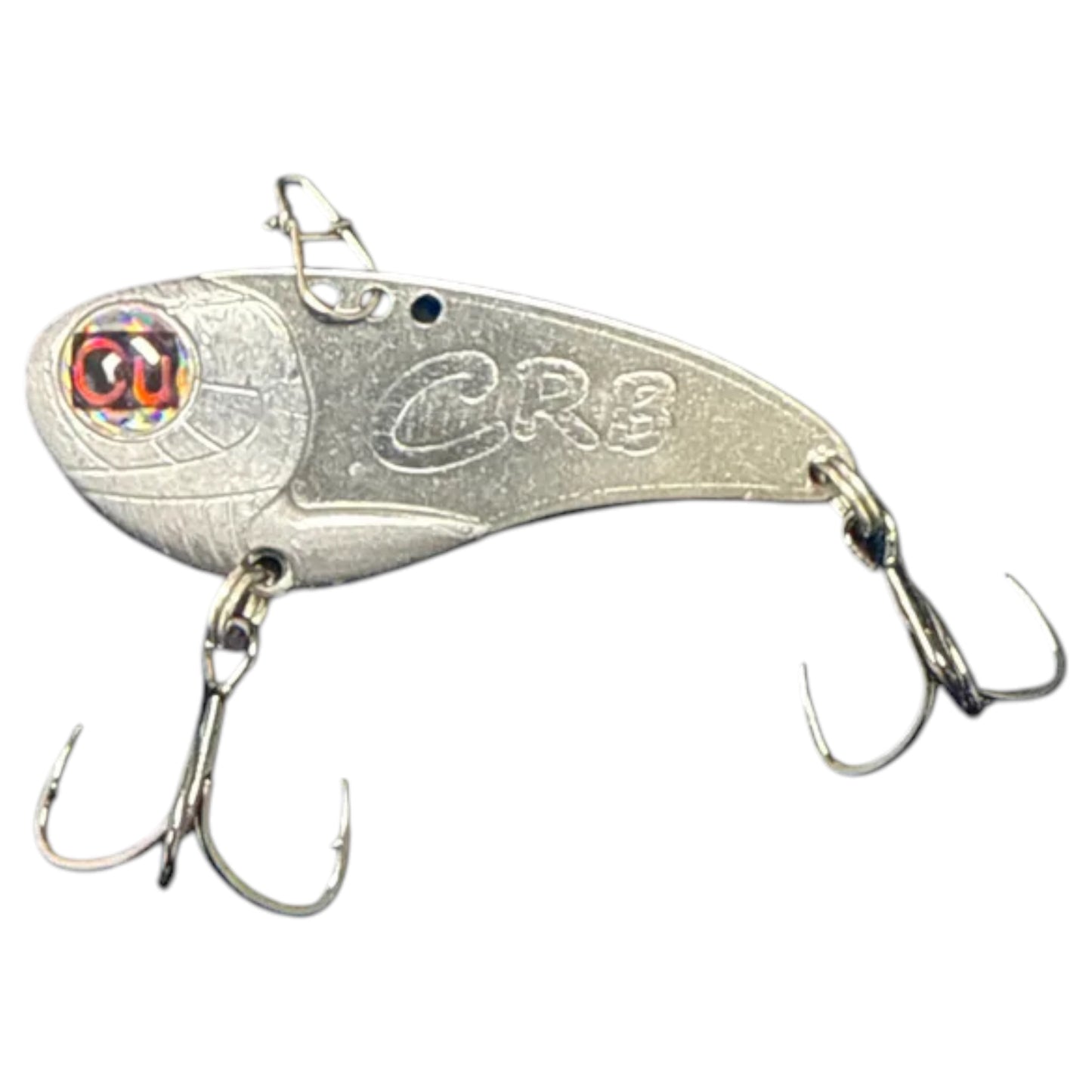 dual blade spinners copper fishing lures Copper Red Baits "The Shank" Blade Bait