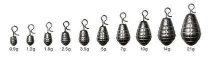 VARIVAS Tungsten Grenade Quick Change Sinker - Coming Soon