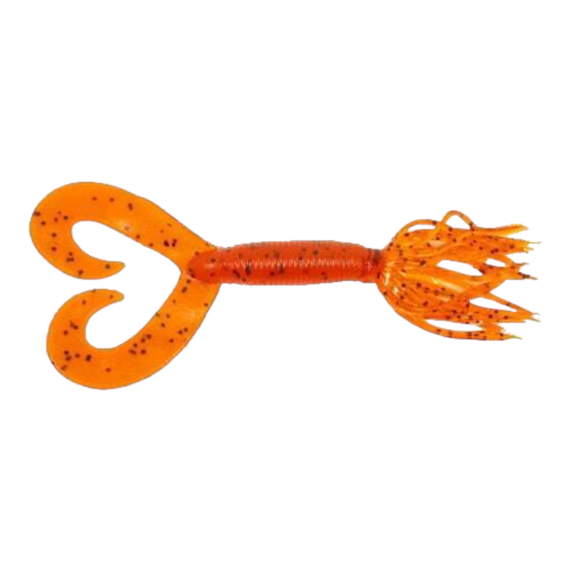YAMAMOTO Gary, Twin Tail Hula Grub, 10,2 cm, Noir avec Flocon de Bleu YAMAMOTO Gary, Twin Tail Hula Grub, 10,2 cm, Noir avec Flocon de Bleu