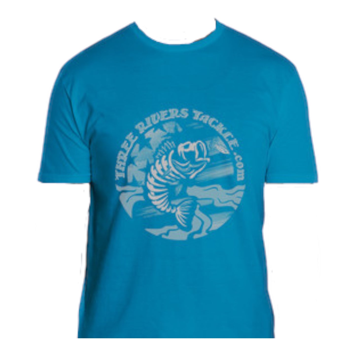 Three Rivers Tackle T-Shirt (american flag logo)