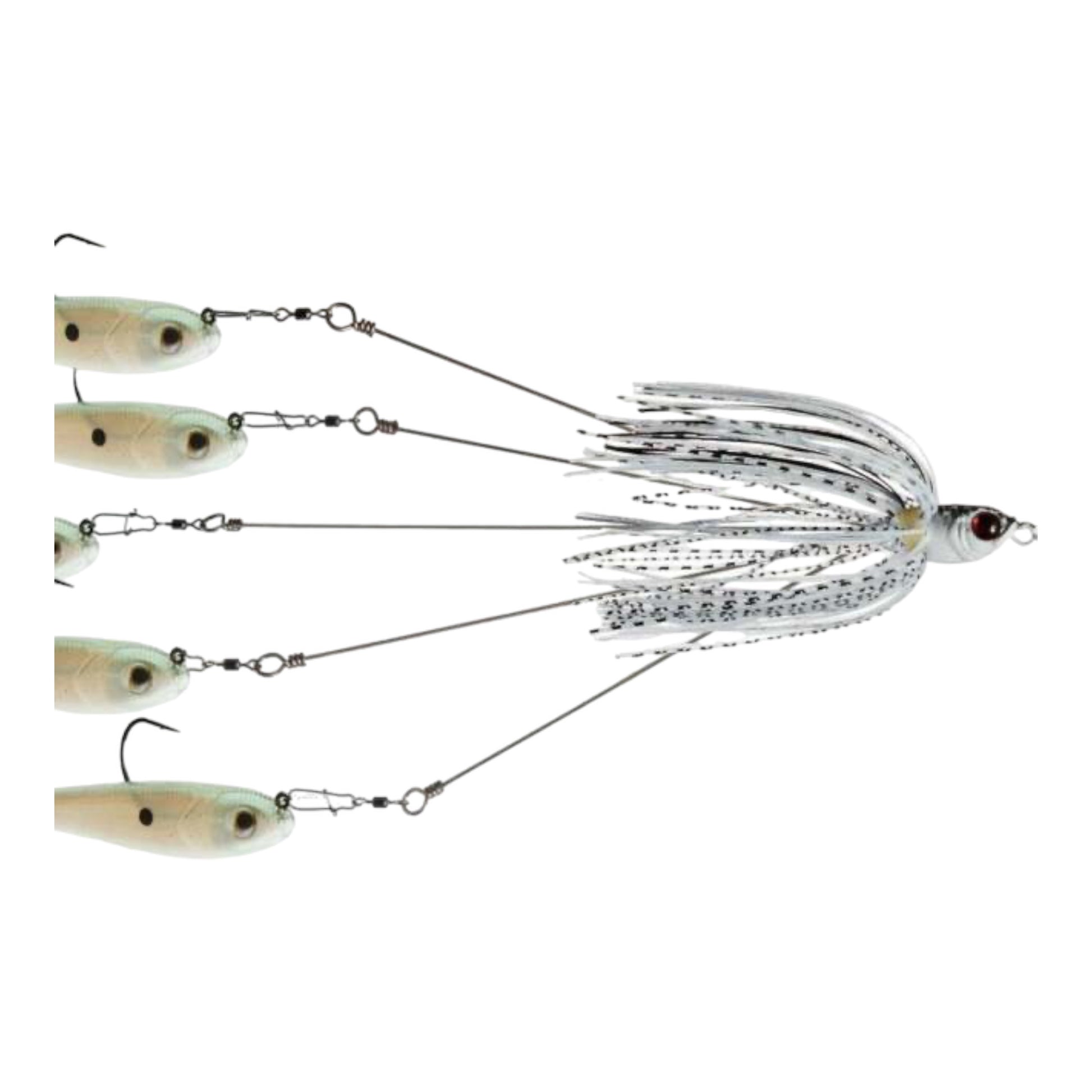Frenzy Baits Bounty Hunter Skirted Wire Umbrella Alabama Rig
