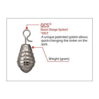 VARIVAS Tungsten Grenade Quick Change Sinker - Coming Soon