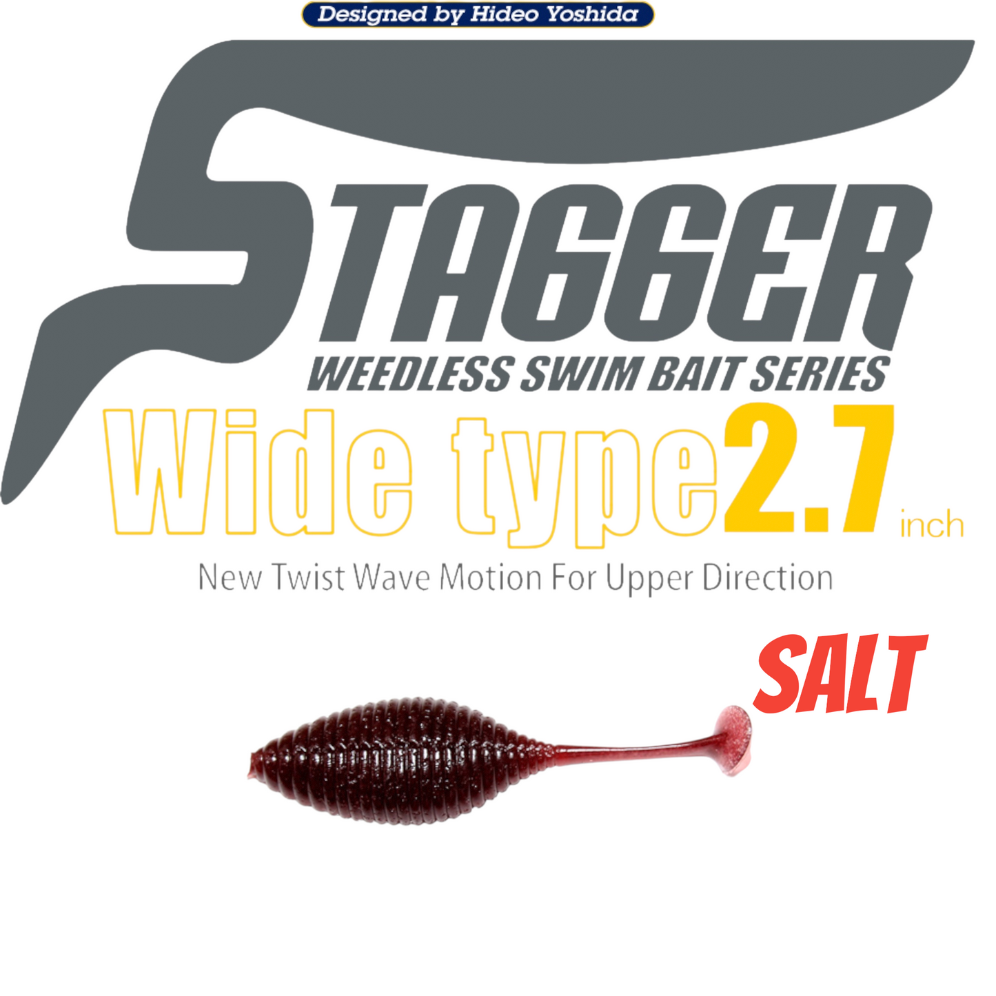 HideUp Stagger Wide 2.7" Saltwater Series Swimbaits