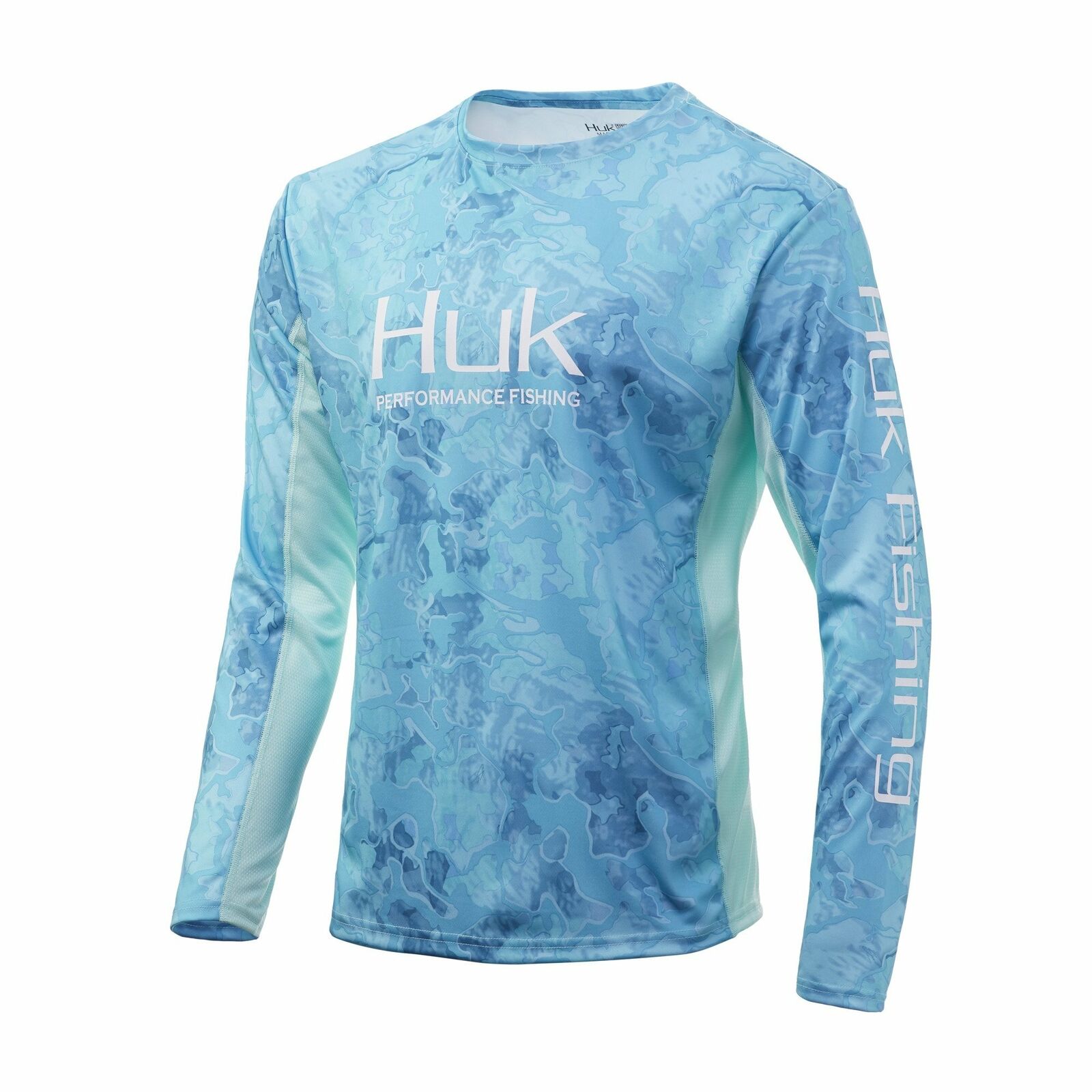 Huk Men's Icon X Current Camo LS Vented Shirt H1200143 – Three