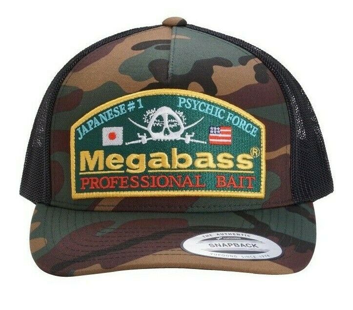 Megabass Trucker Hat Black/Red Megabass Trucker Hat Black/Red