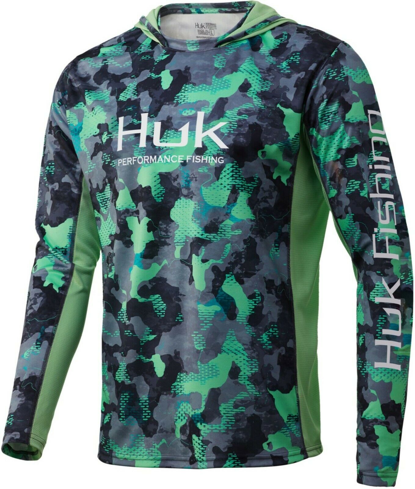 Huk Men's Icon X Refraction Camo Vented Hoodie H1200287