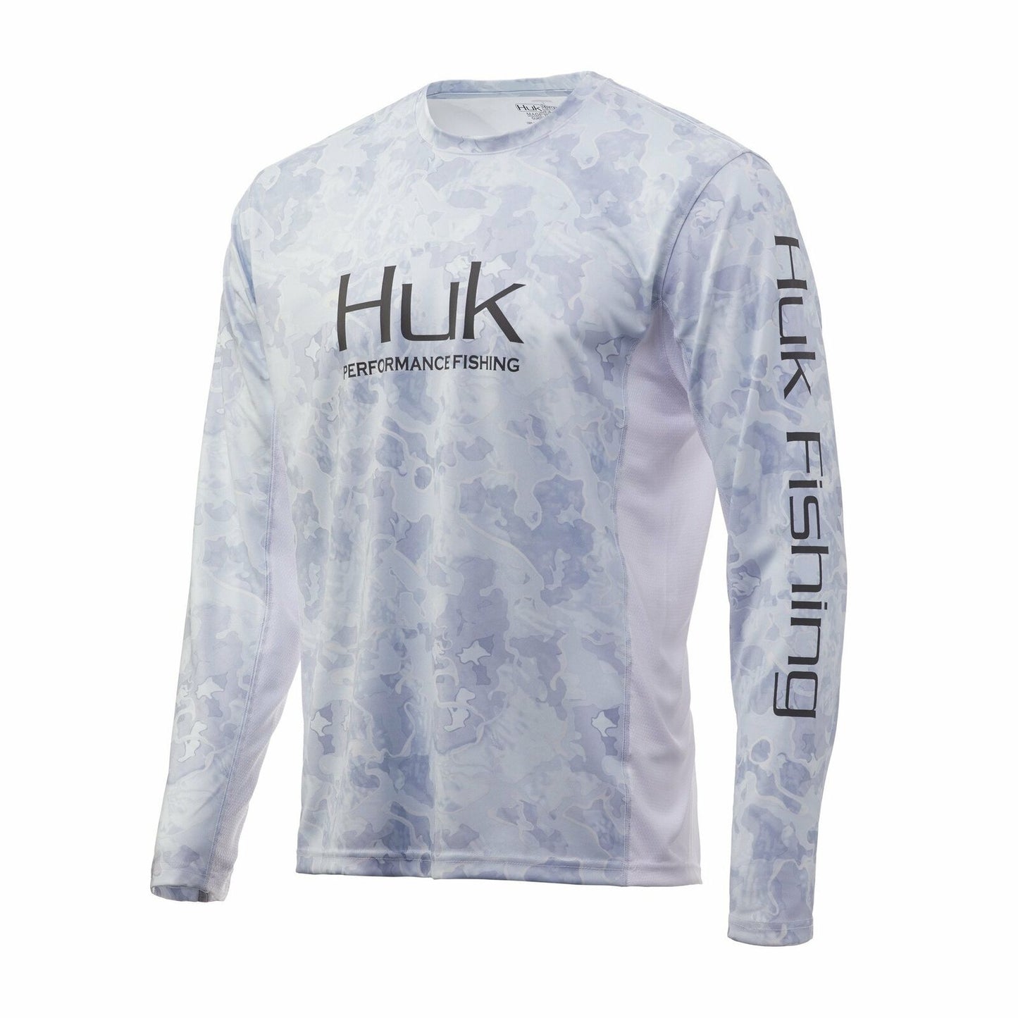 Huk Men's Icon X Current Camo LS Vented Shirt H1200143
