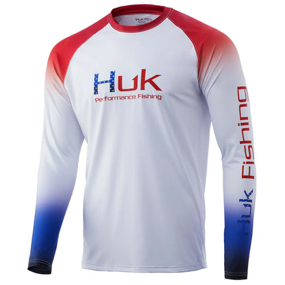 Huk Flare Double Header Vented LS Shirt H1200343