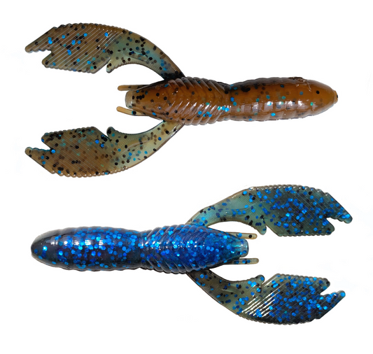 Trophy Lures 4" Torpedo Craw Paca Style Crayfish / Crawdad Bait