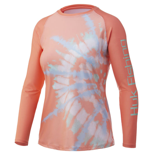 Women's HUK Spiral Dye Double Header Shirt H6120107