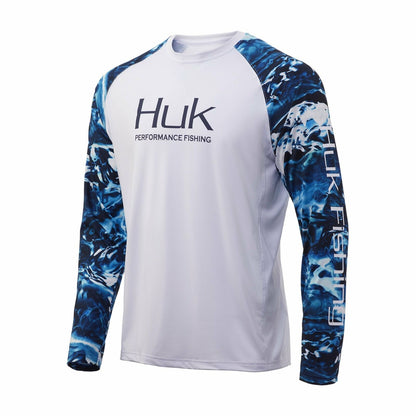 Huk Mossy Oak Double Header Vented LS Shirt H1200229 - Choose Size / Color