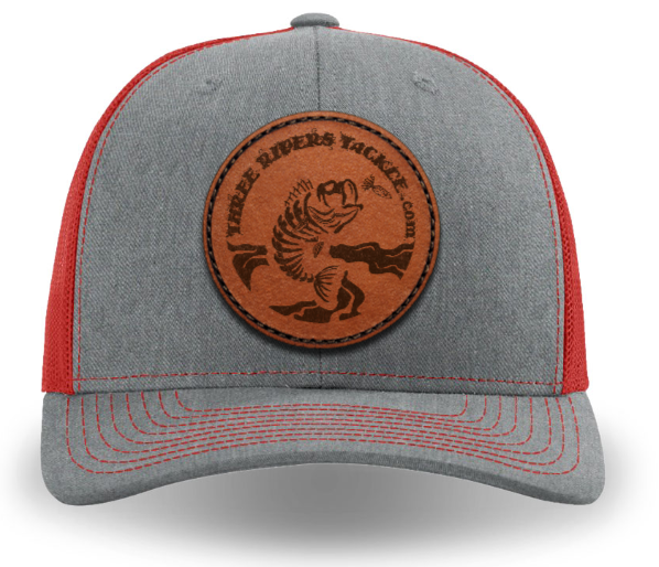 Three Rivers Tackle Leather Patch Trucker Hat